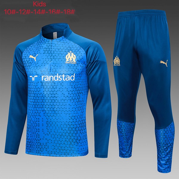 Kinder Sweatshirts Marseille 2024 Blau 2
